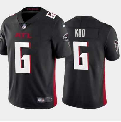 Men & Women & Youth Atlanta Falcons #6 Younghoe Koo New Black Vapor Untouchable Limited Stitched Jersey